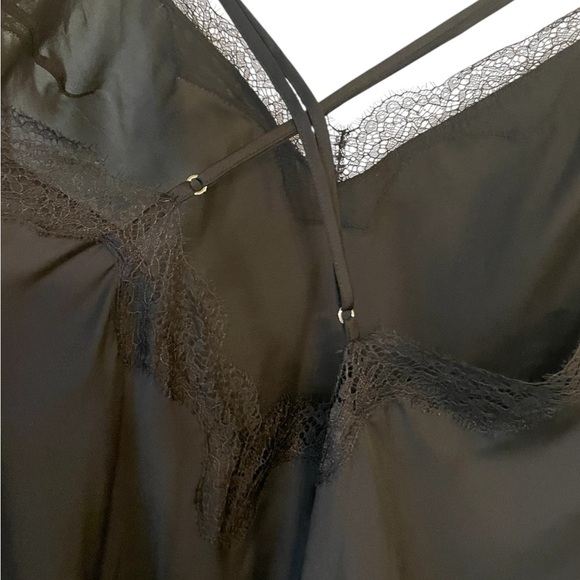 Victoria's Secret Elegant Black Nighty with Lace Size Large - Picture 4 of 6